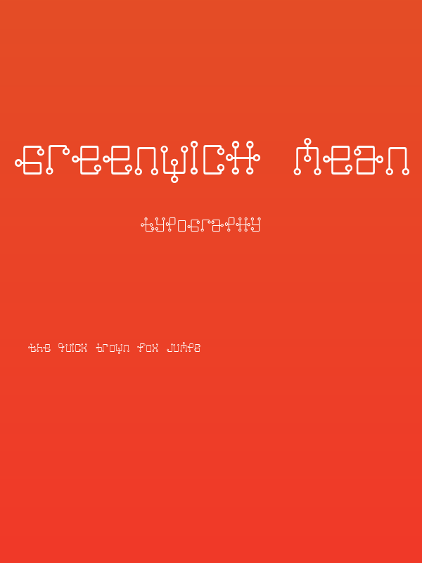 Greenwich Mean Poster