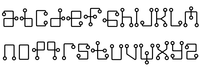 Greenwich Mean Font LOWERCASE