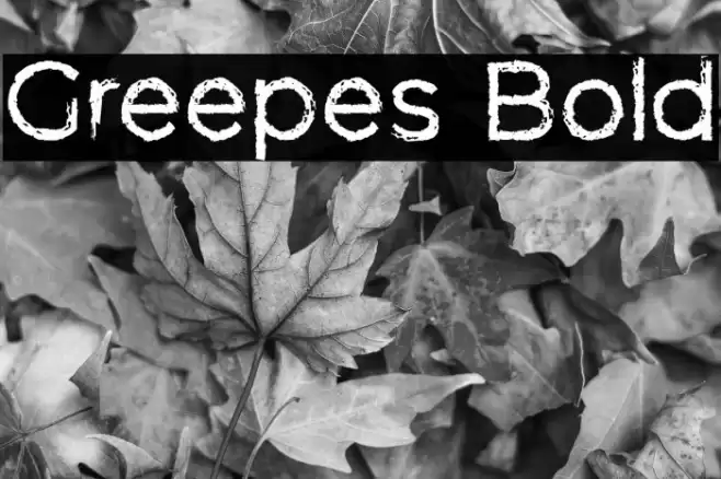 Greepes Bold Font examples