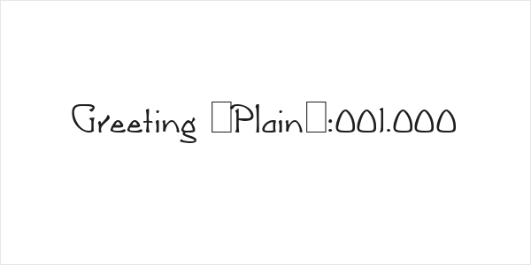 Greeting [Plain]:001.000 Logo