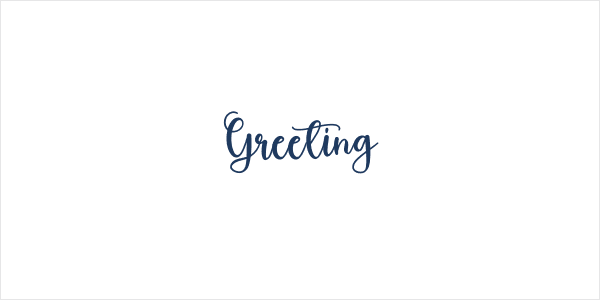Greeting Logo