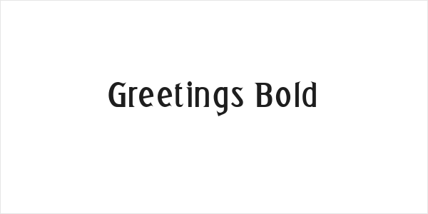 Greetings Bold Logo