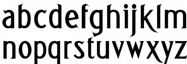 Greetings Bold Font LOWERCASE