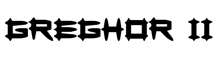 Greghor II  baixar fontes gratis