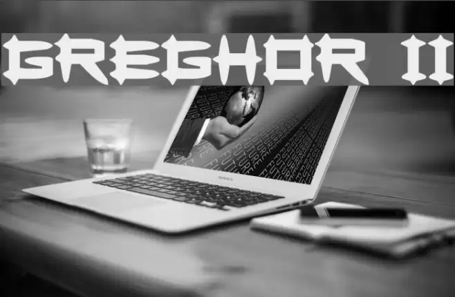 Greghor II Font examples