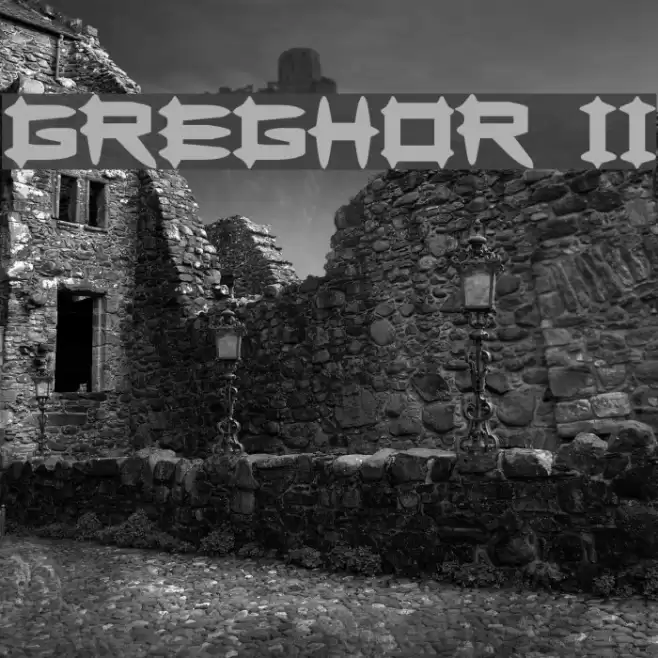 Greghor II Font examples
