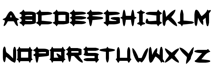 Greghor II Font LOWERCASE