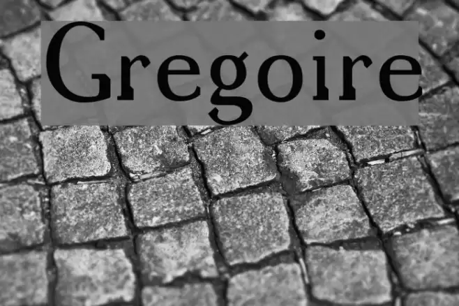 Gregoire Font examples