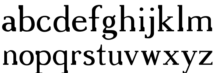 Gregoire Font LOWERCASE