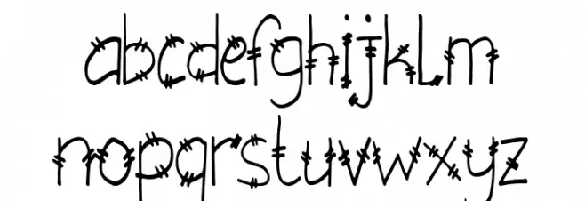Gregori フォント 小文字