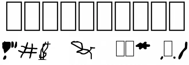 Gregorio Font OTHER CHARS