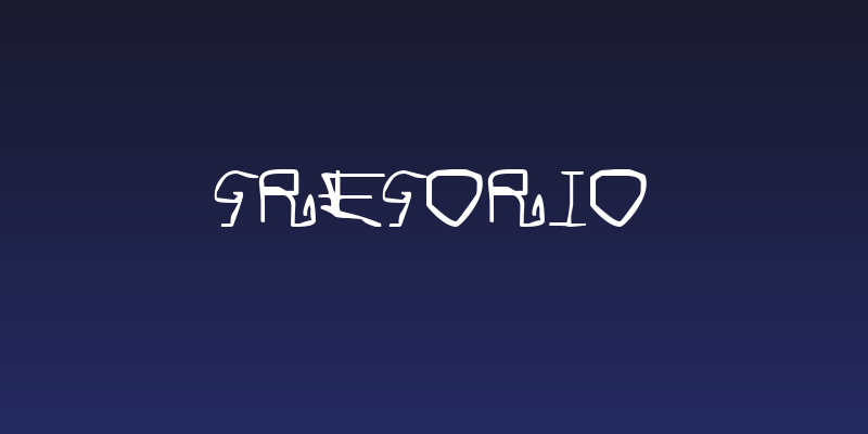 Gregorio Social Header