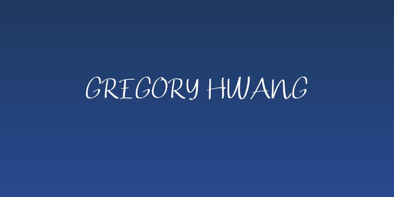 Gregory Hwang Social Header