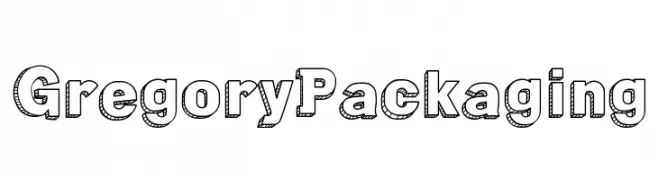 Gregory Packaging  नि: शुल्क फ़ॉन्ट्स डाउनलोड