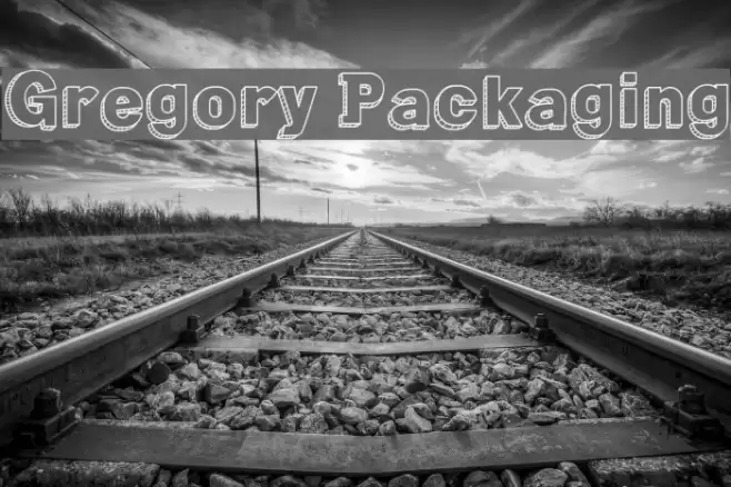 Gregory Packaging Font examples