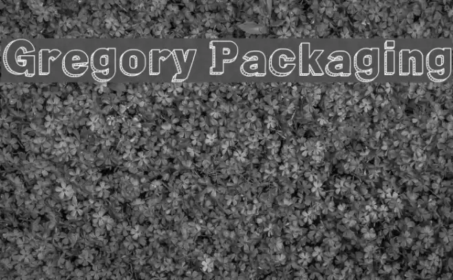 Gregory Packaging Font examples