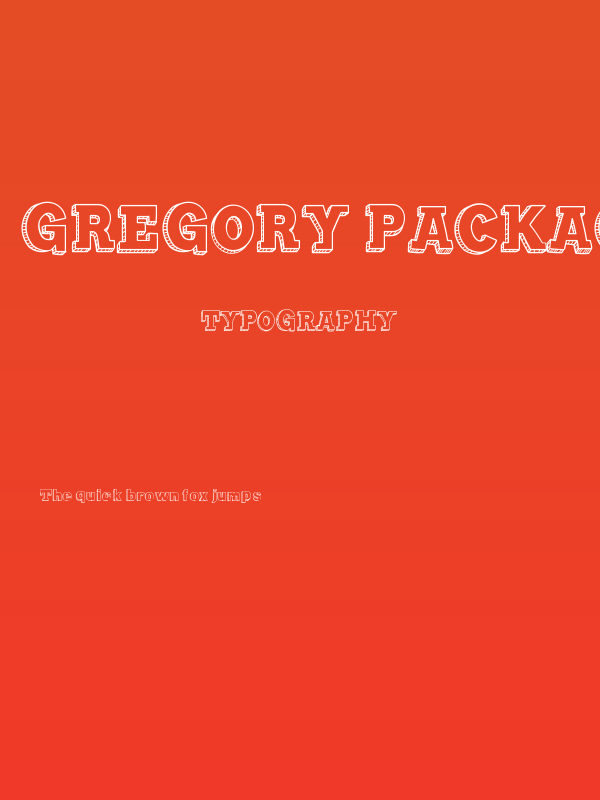 Gregory Packaging Poster