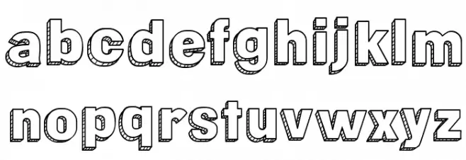 Gregory Packaging Font Litere mici