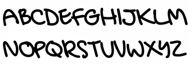 Greg's Hand Schriftart Groß