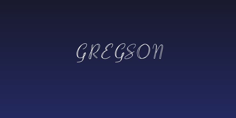Gregson Social Header
