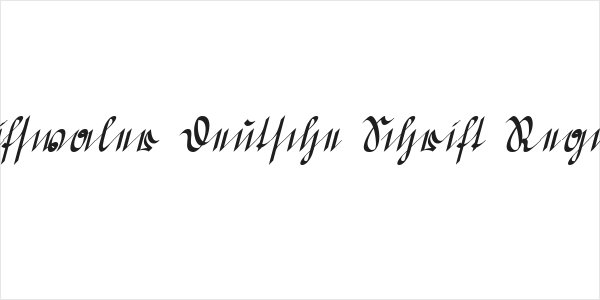 Greifswaler Deutsche Schrift Regular Logo