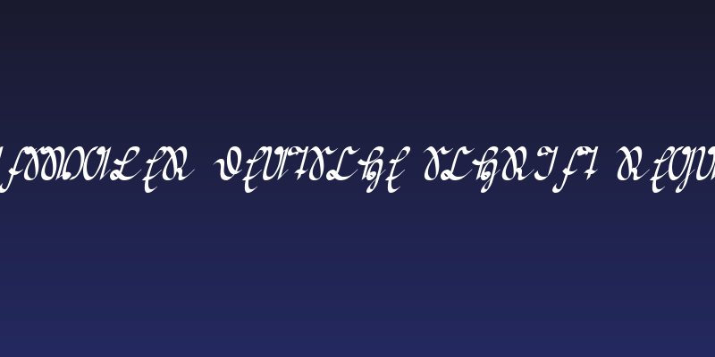 Greifswaler Deutsche Schrift Regular Social Header