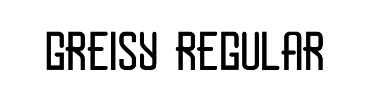Greisy Regular  Fuentes Gratis Descargar