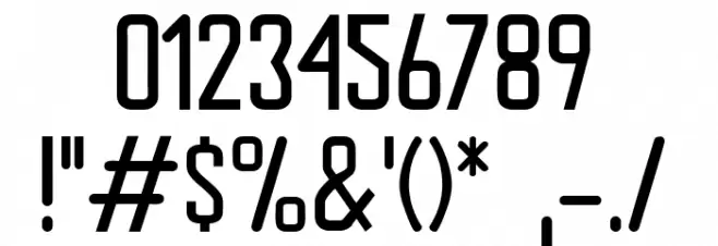 Greisy Regular Font OTHER CHARS