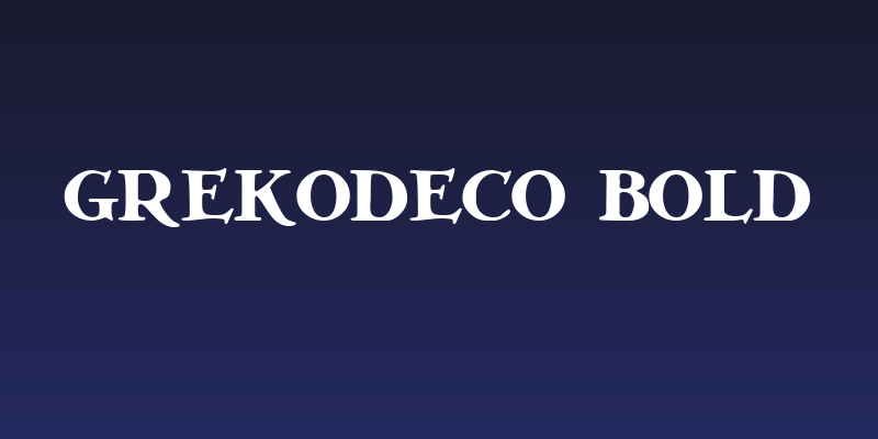 GrekoDeco Bold Social Header
