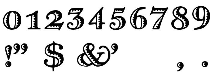 GrekoDeco Font OTHER CHARS