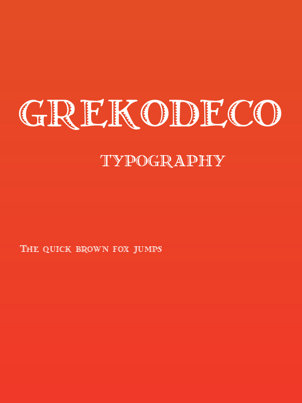GrekoDeco Poster