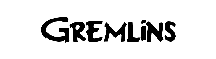 Gremlins Шрифта