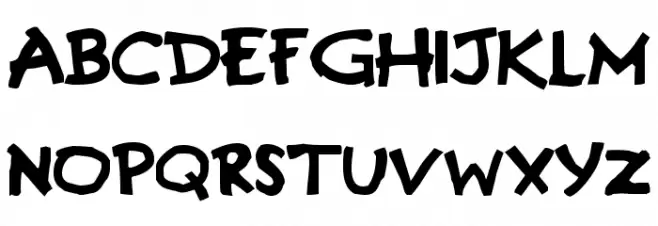 Gremlins Font Litere mari