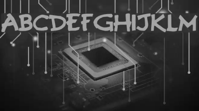 Gremlins Font examples