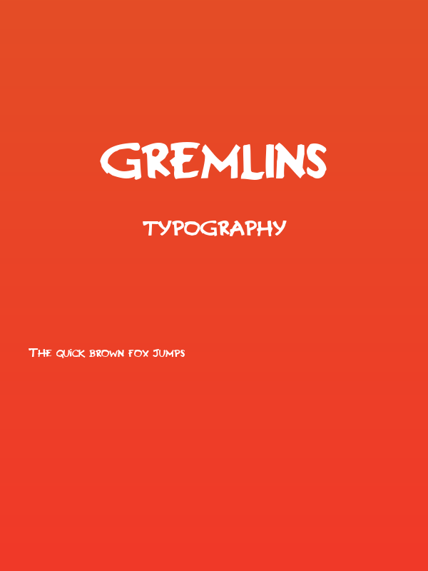 Gremlins Poster