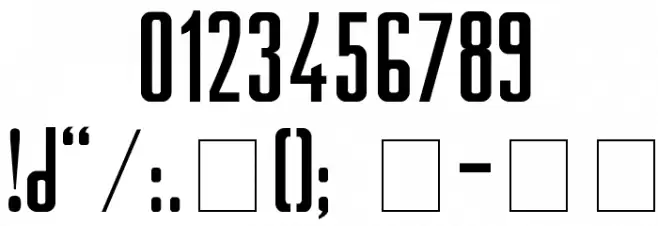 Gremy-ITV Font OTHER CHARS