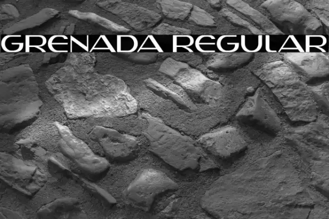 Grenada Regular Font examples