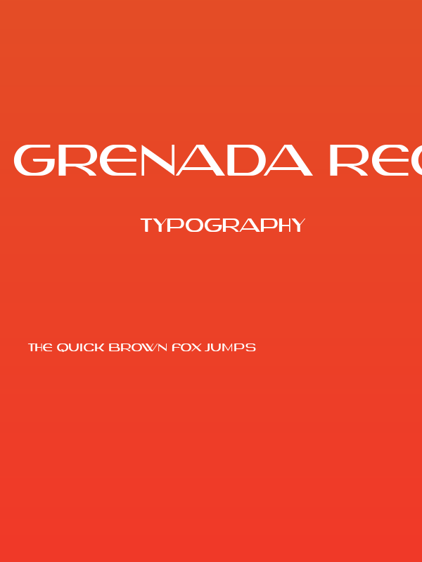 Grenada Regular Poster