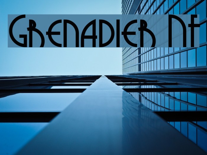 Grenadier NF Font examples