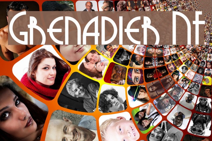 Grenadier NF Font examples