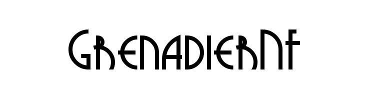 GrenadierNF  font caratteri gratis
