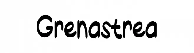 Grenastrea フォント