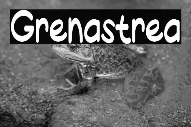 Grenastrea Font examples