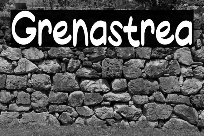 Grenastrea Font examples