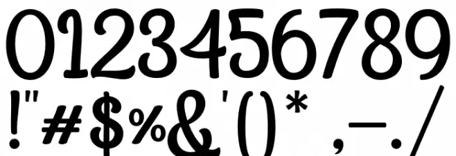 Grend Font OTHER CHARS