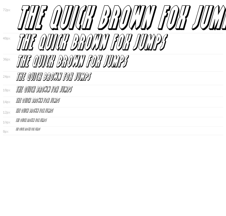 Grendel's Mother 3D Italic Waterfall