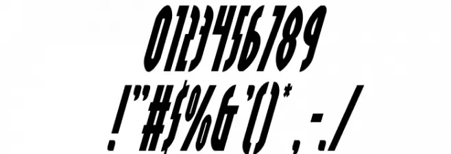 Grendel's Mother Condens Ital Font OTHER CHARS