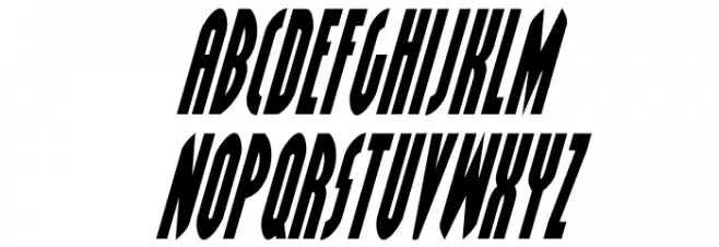 Grendel's Mother Condens Ital Schriftart Kleinbuchstaben