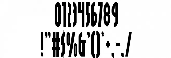 Grendel's Mother Condensed Font OTHER CHARS