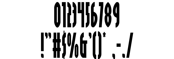 Grendel's Mother Condensed Font OTHER CHARS